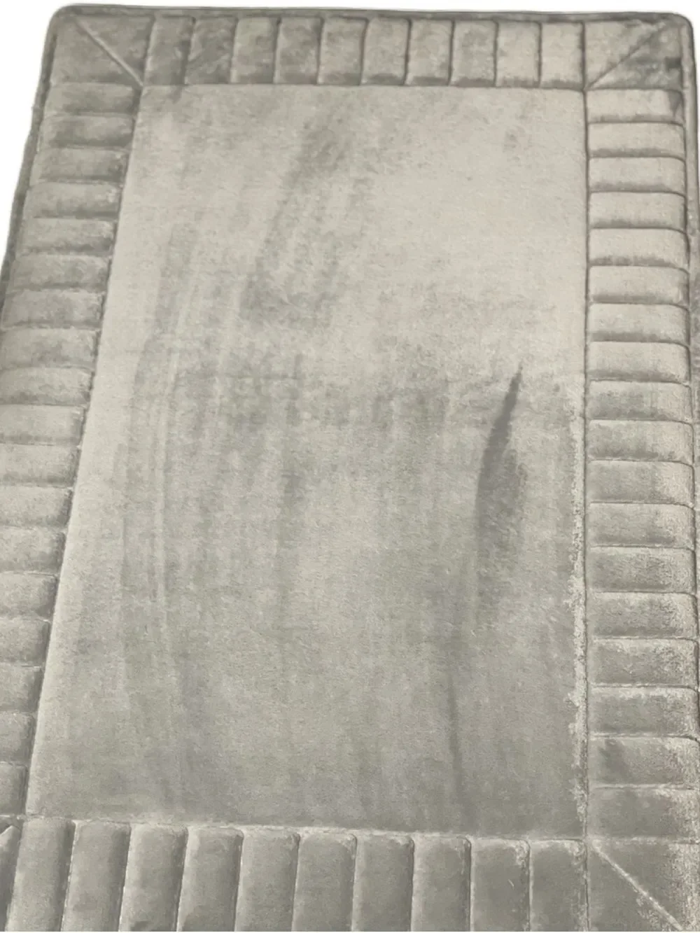 Large Gray Memory Foam Bathmat - Super Soft - (2 ft. X 3 ft.)